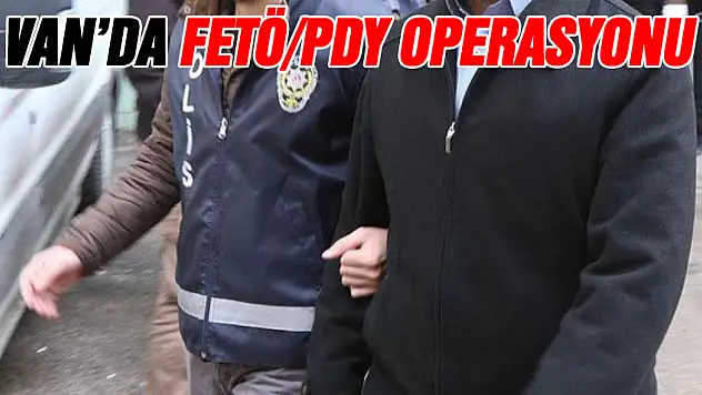 Van Merkezli Fetö/pdy Operasyonu 2 Polis Gözaltında
