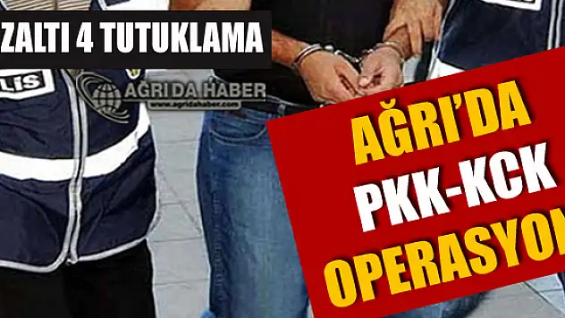Ağrı'da PKK'ya Yardım Yataklık Eden 7 Kişi Tutuklandı