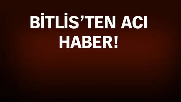 Bitlis'te Hain Terör Saldırısıı: 4 Şehit