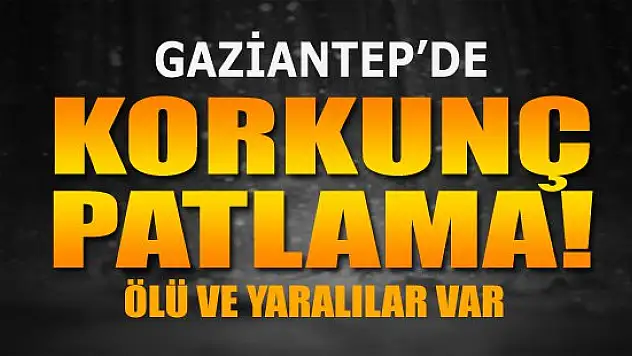 Gaziantep'te Düğün Salonunda Terör Saldırısı Çok Sayıda Çok Sayıda Ölü Ve Yaralı