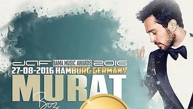 Almanya'dan Murat Boz'a Ödül