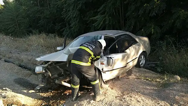 Malatya'da Trafik Kazası: 1 Yaralı