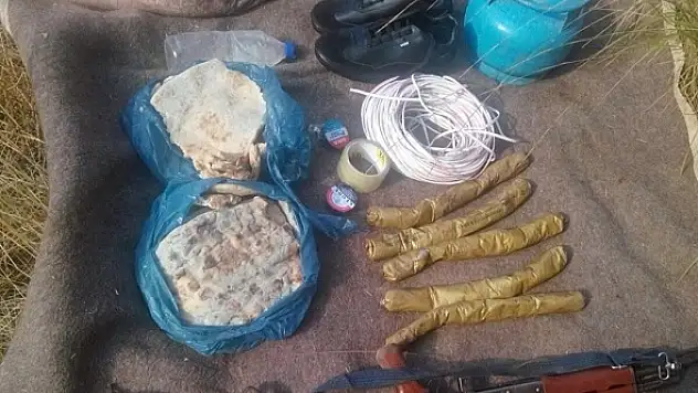 Dere Yatağına Gizlenmiş Mühimmat Ele Geçirildi