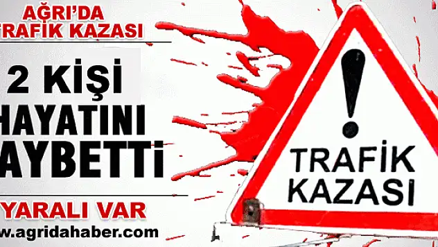 Ağrı'da Feci Trafik Kazası: 2 Ölü 2 Yaralı