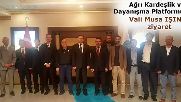 Kardeşlik ve Dayanışma Platformundan Musa Işın'a Ziyaret
