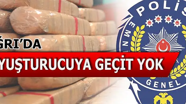 Ağrı'da Uyuşturucu Operasyonu