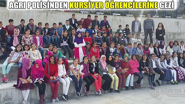 Ağrı Polisinden Kursiyer Öğrencilerine Gezi