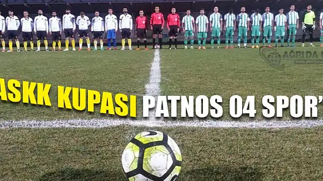 Taskk Kupasının Sahibi Patnos 04 Spor Oldu'