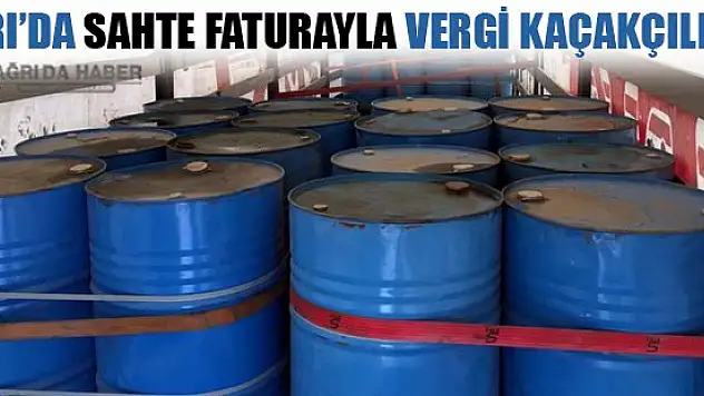 Ağrı'da Sahte Faturayla Vergi Kaçakçılığı İddiası