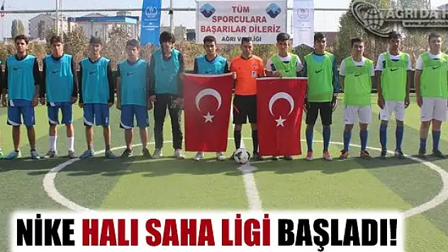 Ağrı'da Nike Halı Saha Ligi Başladı
