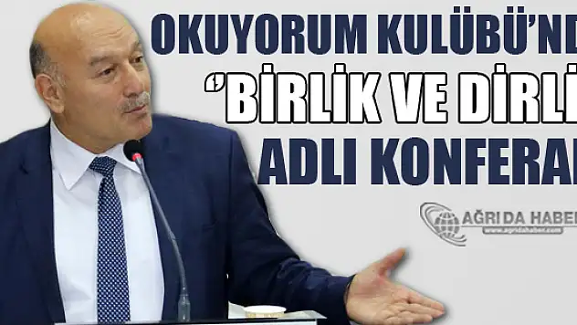 AİÇÜ Okuyorum Kulübü Birlik ve Dirlik Adlı Konferans Düzenledi