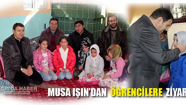 Musa Işın Kur'an Kursu Öğrencilerini Ziyaret Etti
