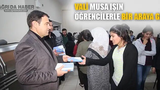 Musa Işın Ağrı Anadolu Lisesi Öğrenci Yurdunu Ziyaret Etti
