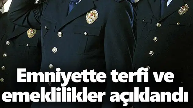 Emniyetteki Terfi Ve Emeklilikler