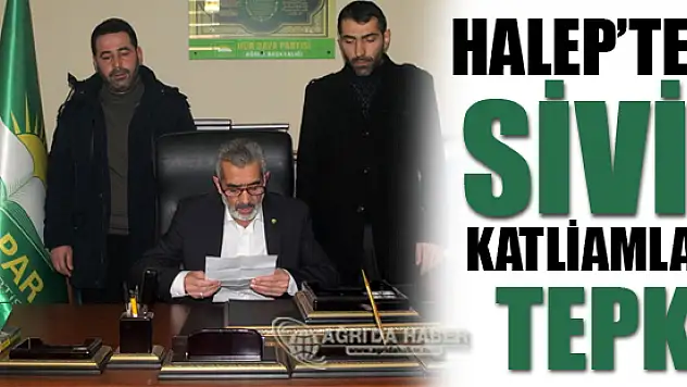 Halepteki Sivil Saldırılara Tepki!