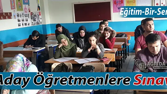 Eğitim-Bir-Sen'den Aday Öğretmenlere Deneme Sınavı