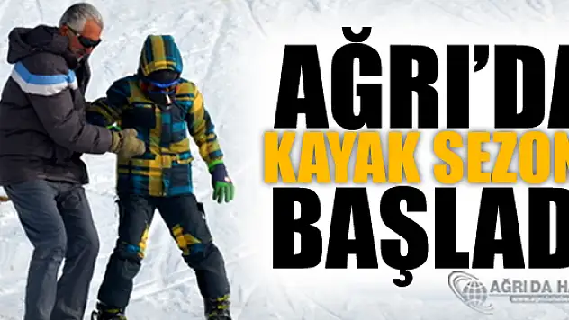 Ağrı'da Kayak Sezonu Başladı!