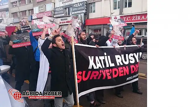 Erzurumda Halep İçin Yürüyüş