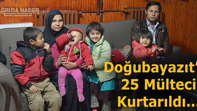 Doğubayazıt'ta Mülteci Kurtarma Operasyonu