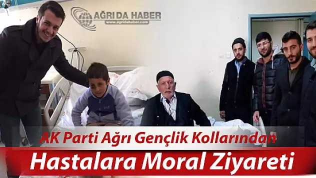 AK Parti Ağrı Gençlik Kolları Başkanı Gülçin Yönetimi İle Hasta Ziyaretinde