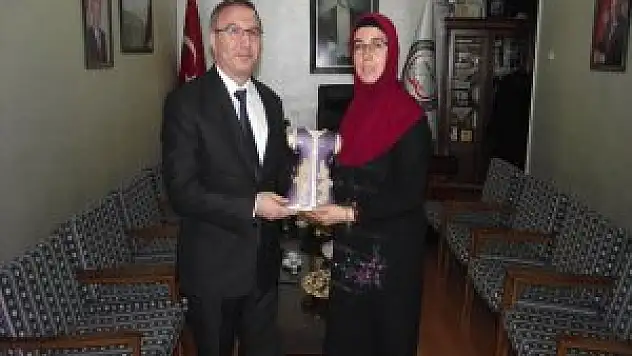 Elazığ Emniyet Müdürü Cangül'den Keban Belediye Başkanı Fethiye Atlıya Ziyaret