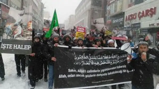 Erzurum Sivil Toplum Kuruluşları -25 Derecede İran Konsolosluğunu Protesto Etti