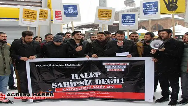 Ak Parti Ağrı Gençlik Kollarından HALEP sahipsiz Değil Açıklaması