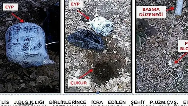Bitlis'te El Yapımı Patlayıcı İmha Edildi