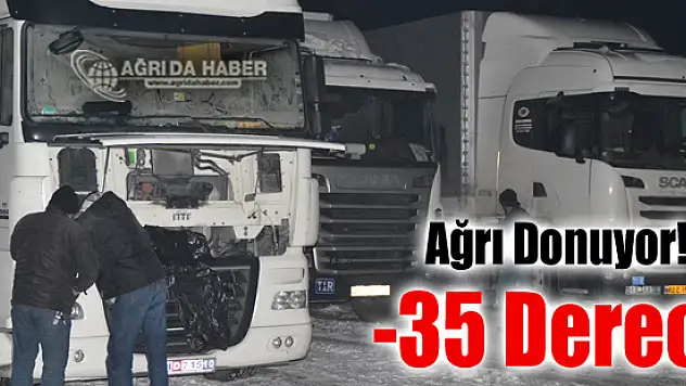 Doğunun En Soğuk İli Eksi 35 Derece İle Ağrı Oldu