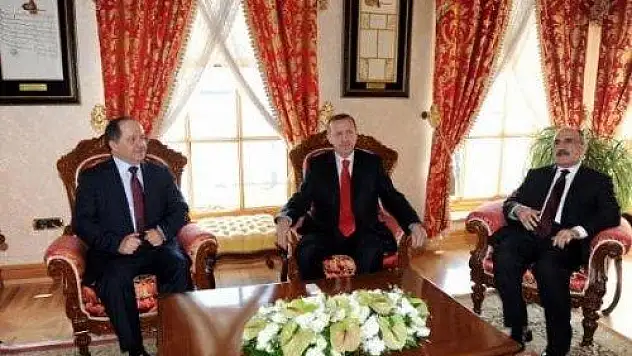 Erdoğan Barzani görüşmesi başladı
