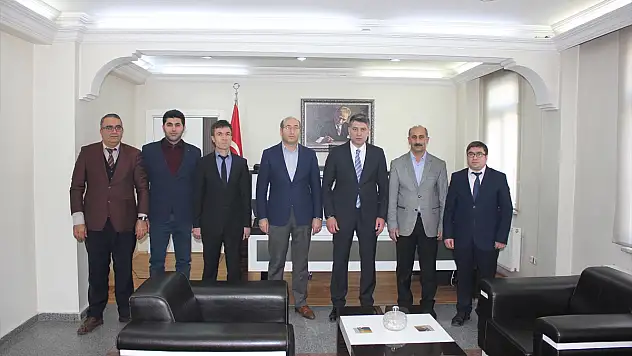 Süleyman Gümüşer Kaymakam Ulaş Akhan'ı Ziyaret Etti