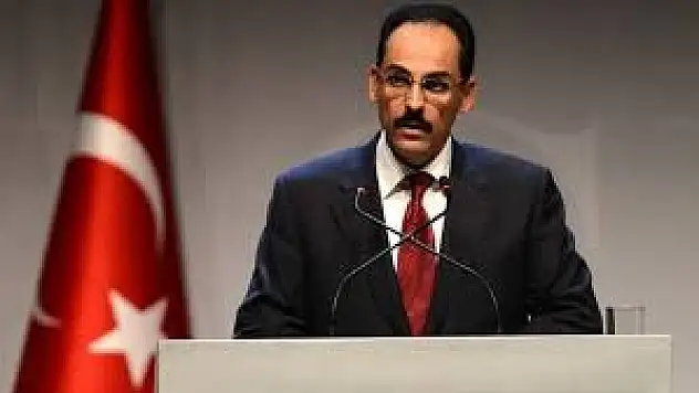 Cumhurbaşkan Sözcüsü İbrahim Kalın'dan ABD'ye sert tepki !