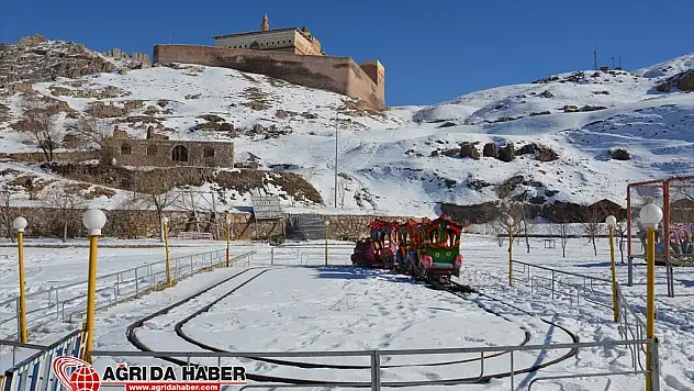 Doğubayazıt'ta soğuk hava ve kar yağışı yaşamı olumsuz etkiliyor