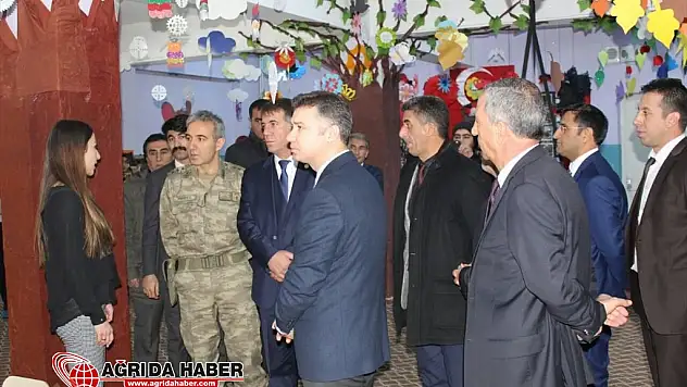 Hamur Yağmur Anaokulunda çok amaçlı salon açılışı gerçekleştirildi