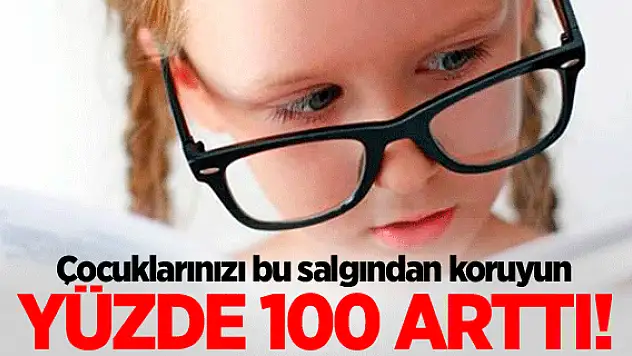 Çocuklarınızı miyop salgını