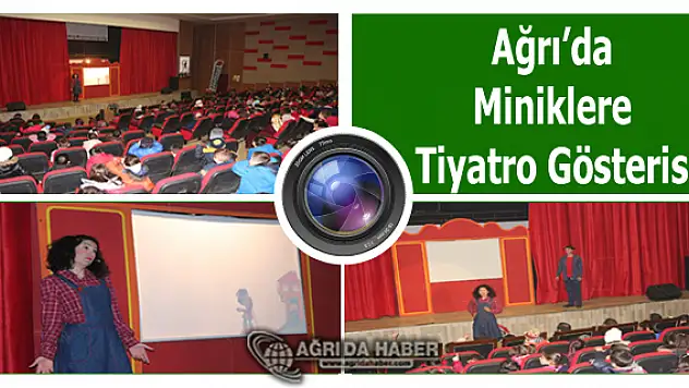 Ağrı İl Milli Eğitim Müdürlüğü tarafından minik öğrenciler gösterisi