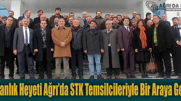 Bakanlığı Heyeti Ağrı'da STK Temsilcileriyle Bir Araya Geldi