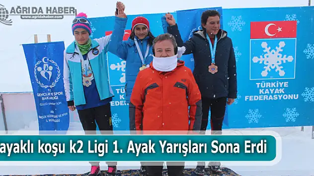 Kayaklı koşu k2 ligi 1. Ayak yarışları 2 günün ardından sona erdi