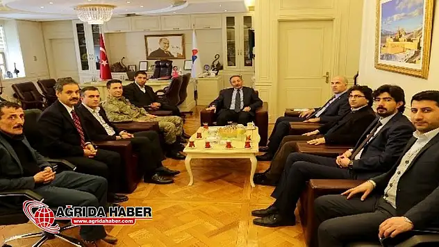 A.İ.Ç.Ü. Rektörü Prof. Dr. Karabulut'a hayırlı olsun ziyaretleri devam ediyor