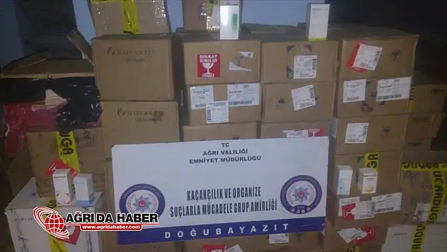 Doğubayazıt'ta 38 bin adet kaçak sigara ele geçirildi !