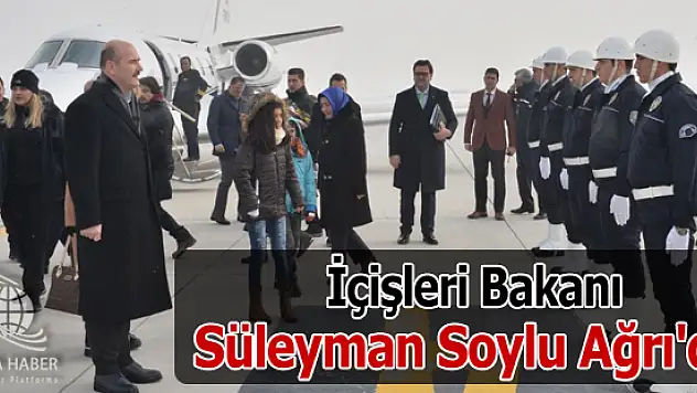 Süleyman Soylu Ağrı'da