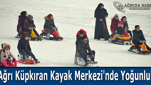 Ağrı Küpkıran Kayak Merkezi'nde Yoğunluk