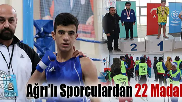 Ağrı'lı Sporcuların Başarıları 22 Madalya Kazandırdı