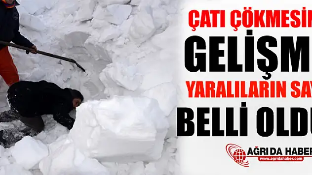 Ağrı'da Sebze Pazarı Çatısının Çökmesinde Gelişme: Yaralılar Belli Oldu!