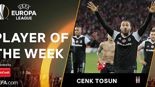 UEFA Avrupa Ligi'nde haftanın oyuncusu Cenk Tosun Oldu!
