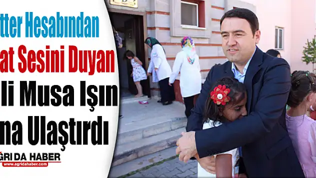 Twitter Hesabından İmdat Sesini Duyan Vali Musa Işın İrana Ulaştı