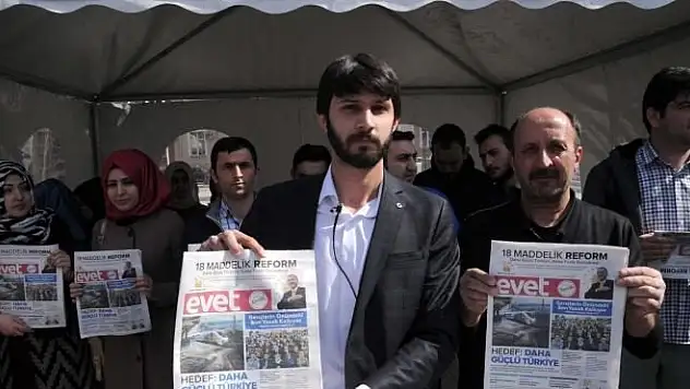 Ak Partili Gençlerden Kılıçdaroğlu'na 'Evet' Gazetesi