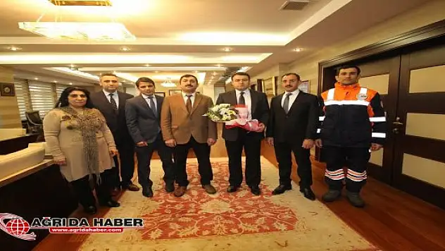 Vali Musa Işın'a Deprem Haftası Ziyareti