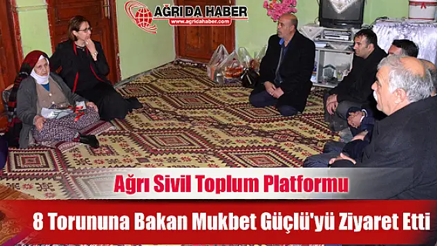 ASTOP 8 torununa bakan Mukbet Güçlü'yü evinde ziyaret etti