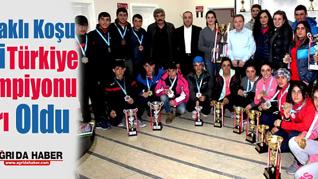 Kayaklı Koşu Ligi Türkiye Şampiyonu Ağrı Oldu